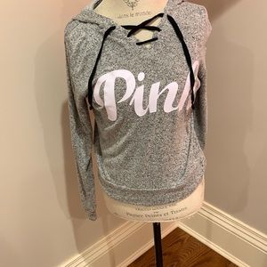 Pink hoodie